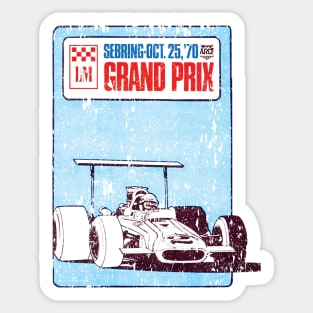 Sebring 1970 F5000 race Sticker